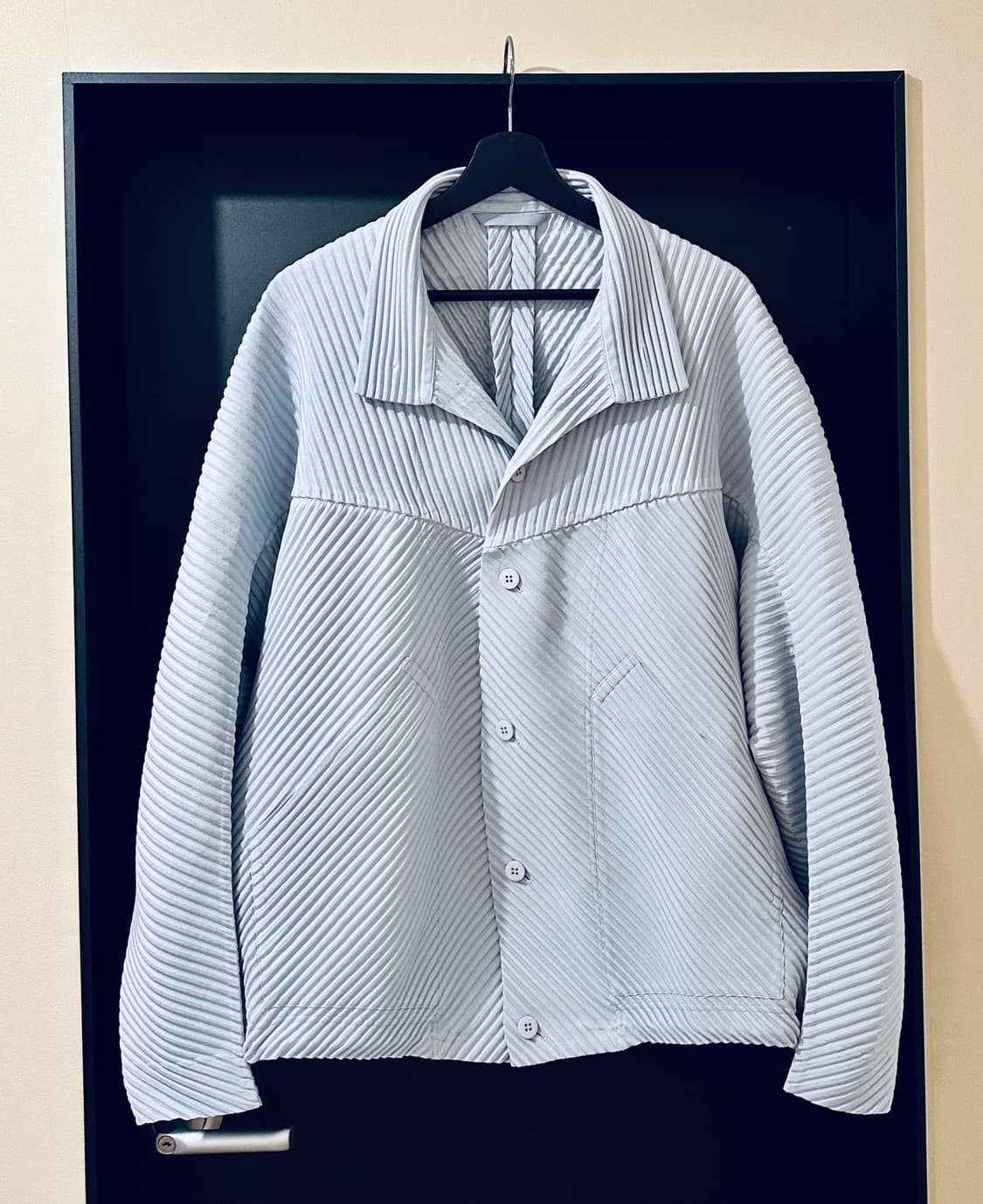 옴므플리세 이세이미야케 컬렉션라인 오버사이즈 하이넥 점퍼 3사이즈 상품이미지2