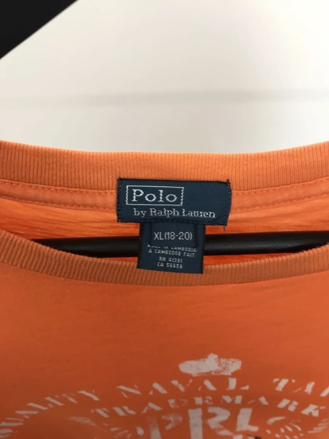 Polo Ralph Lauren Orange T-Shirt 상품이미지5