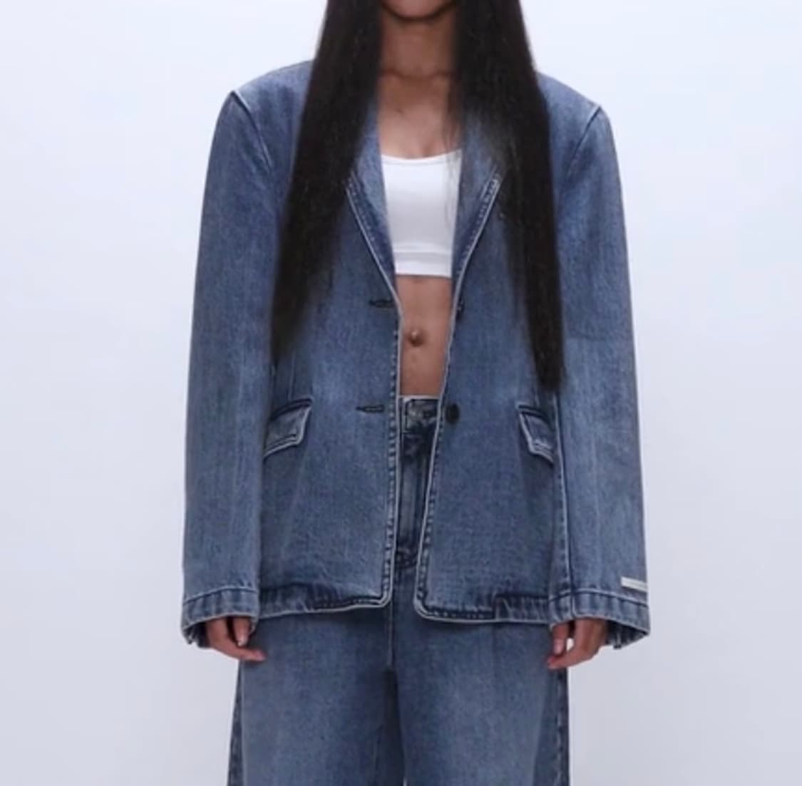 Instantfunk 인스턴트펑크 데님 싱글 자켓 공용 3 상품이미지7