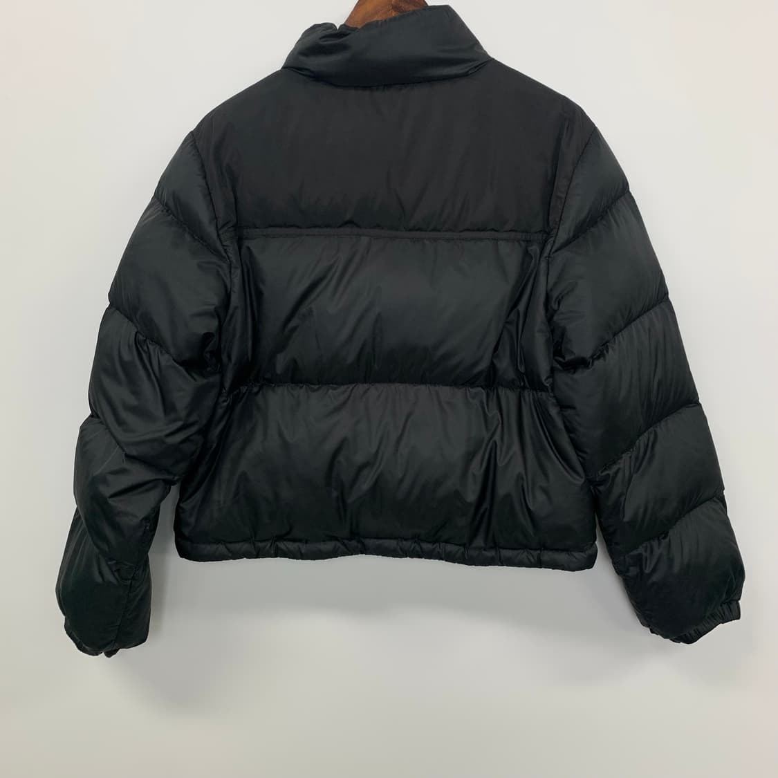 Lee 자수로고 블랙 투웨이 크롭 패딩 상품이미지3