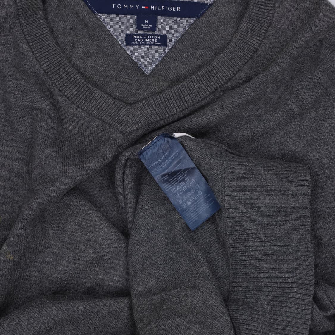 M 타미힐피거 브이넥 니트 스웨터 0204M 상품이미지5