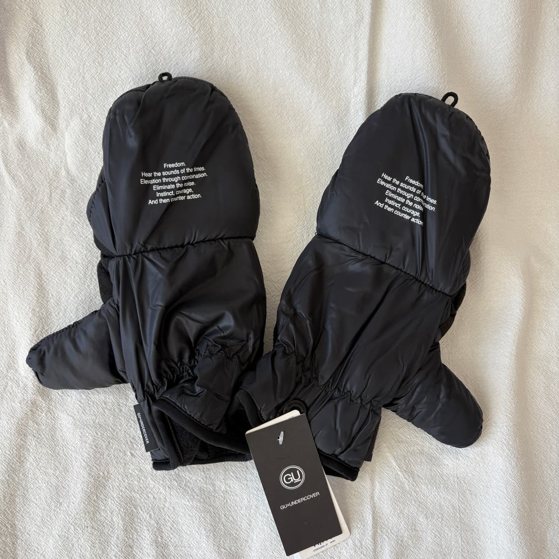 UNDERCOVER x GU 장갑 (블랙) 상품이미지9
