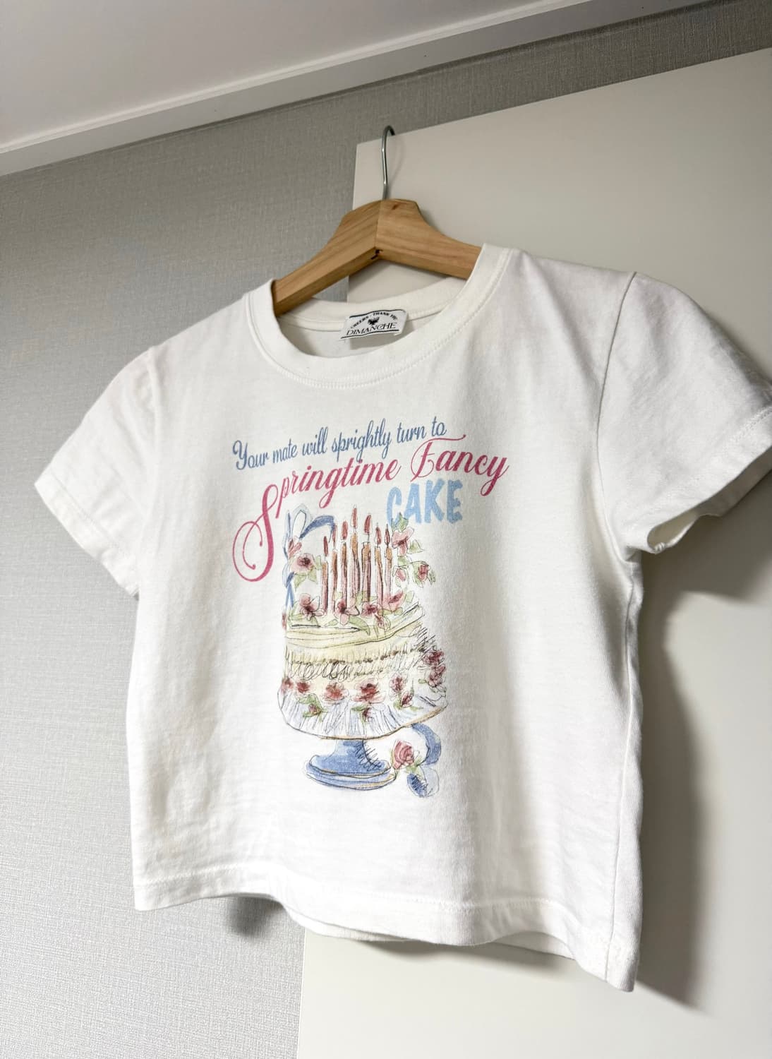 디망쉬 cake crop t-shirt 상품이미지3