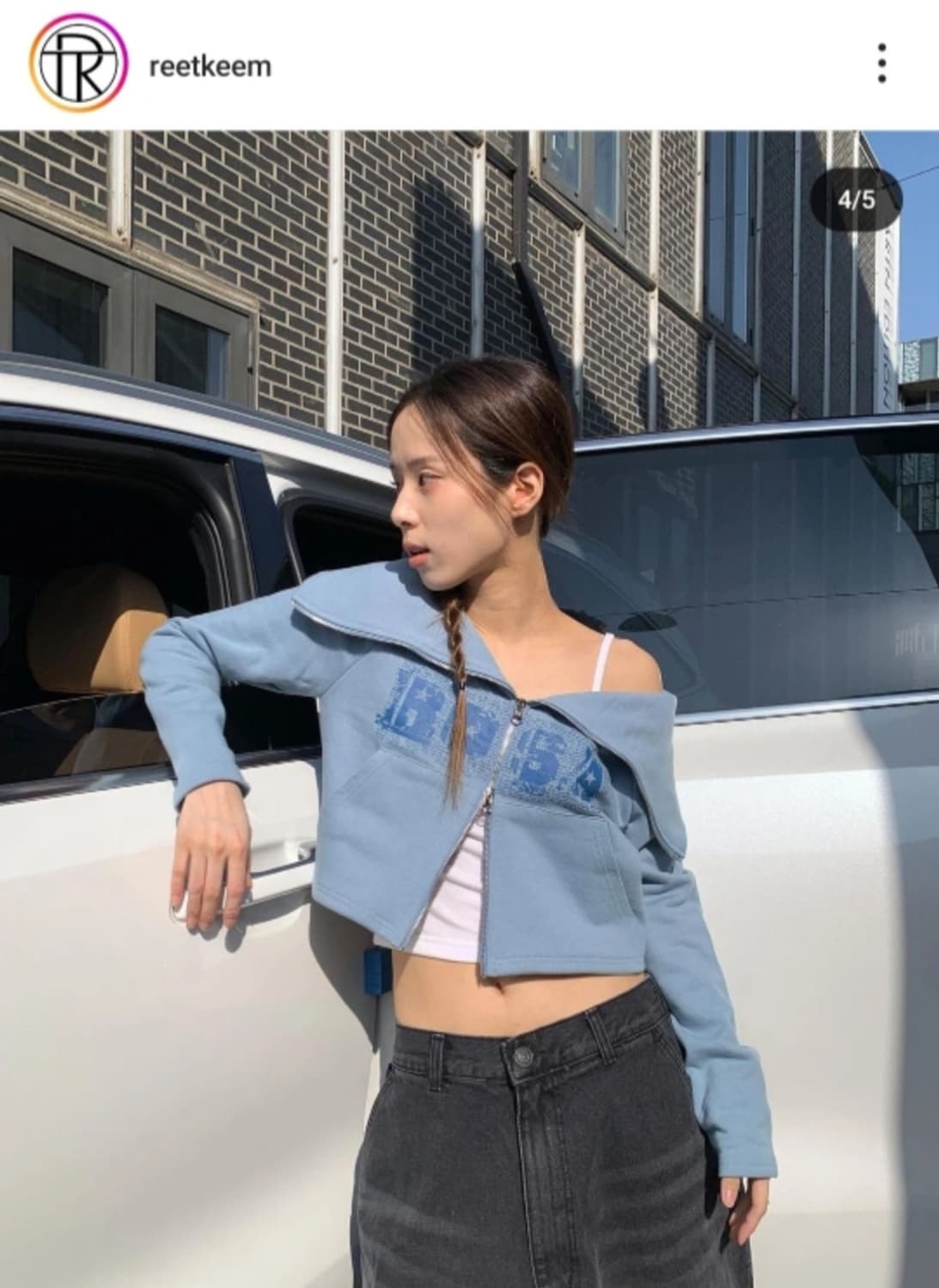 오프숄더 투웨이 집업 상품이미지2