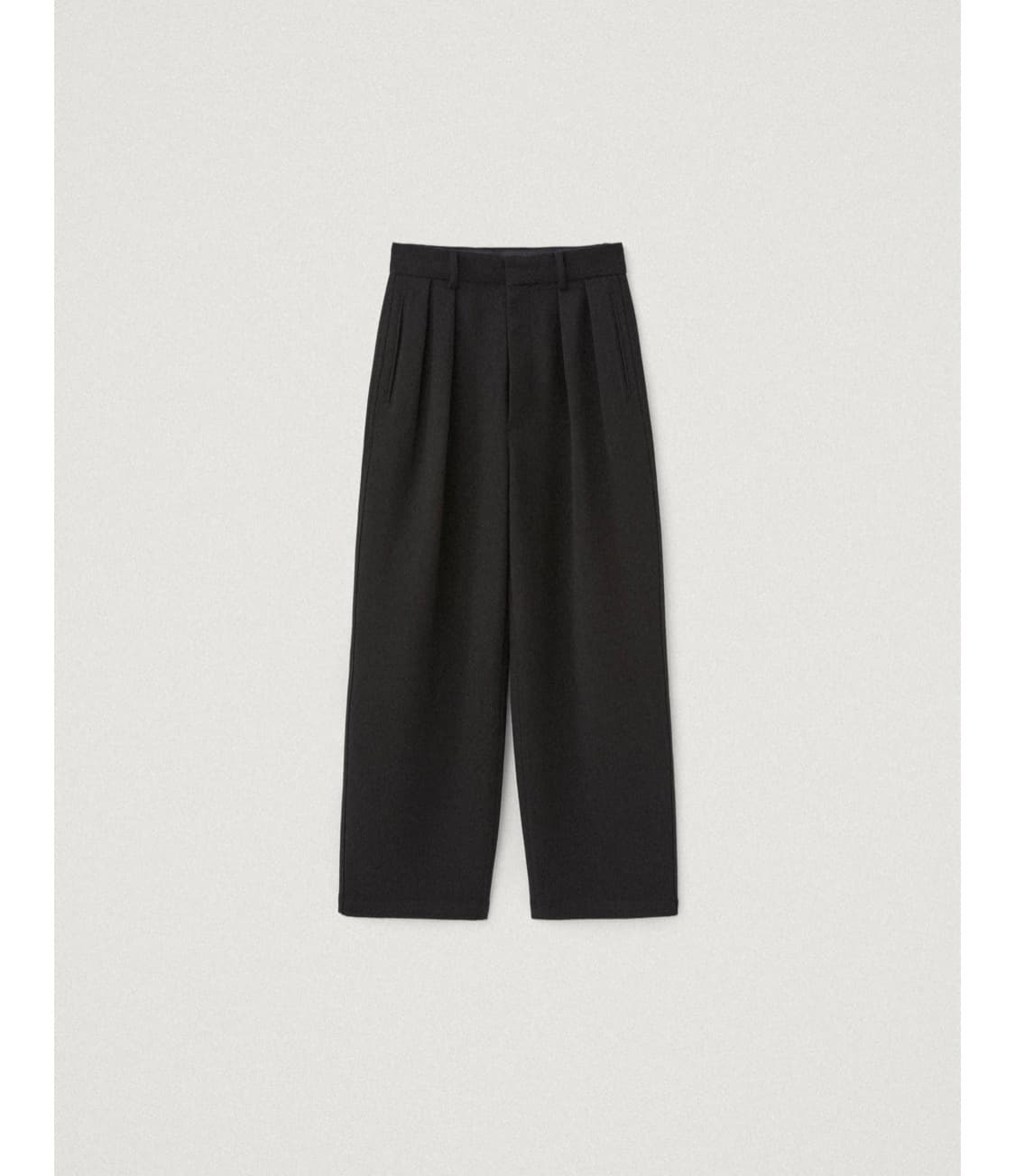 와이 이 wool slacks _Black 상품이미지3