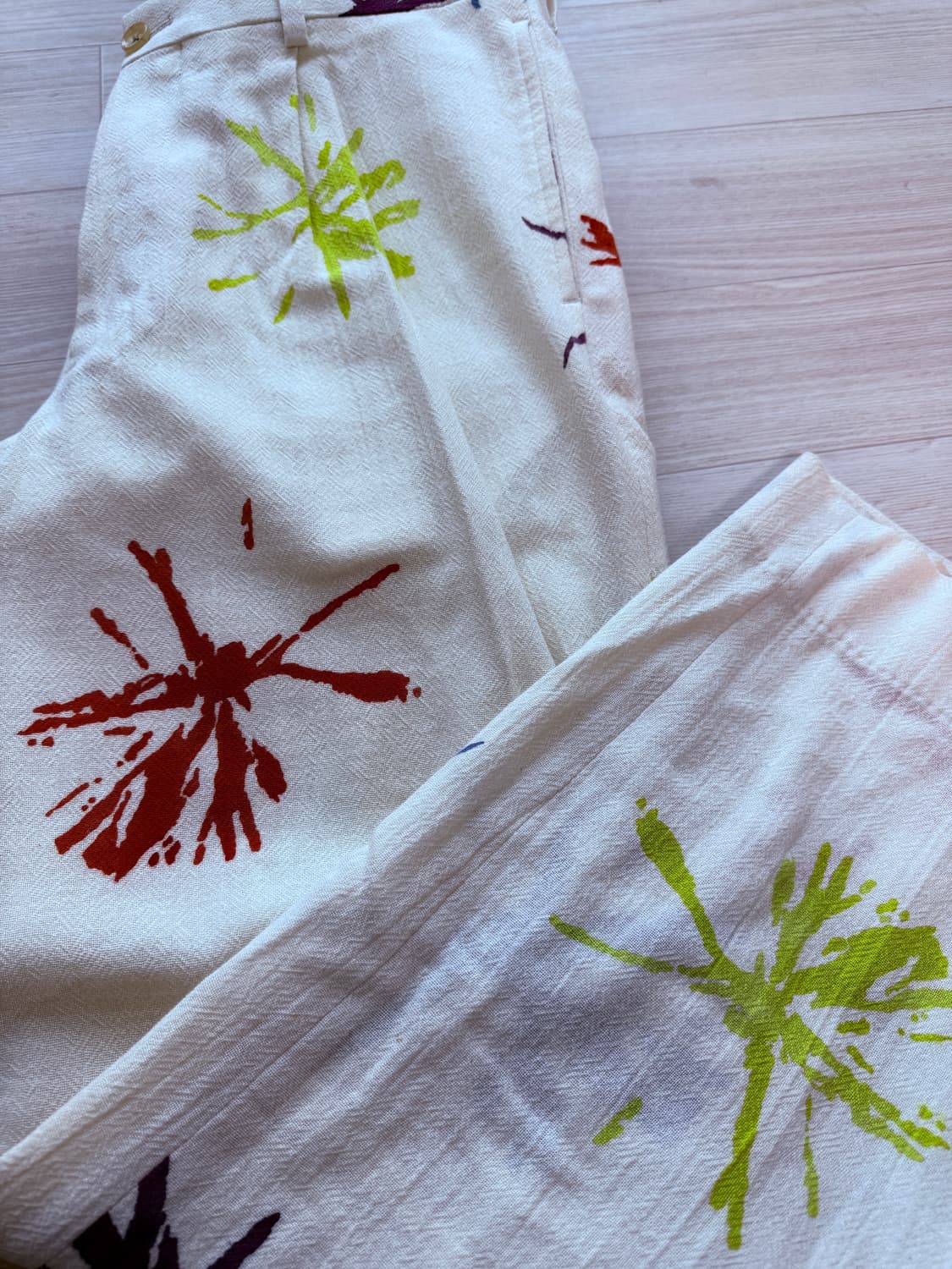 사스콰치패브릭스 Flower dyes slacks 상품이미지4