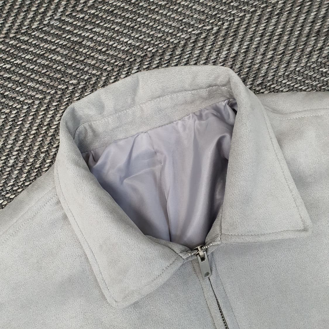 아이러니포르노 스웨이드 집업자켓 남자105 상품이미지2