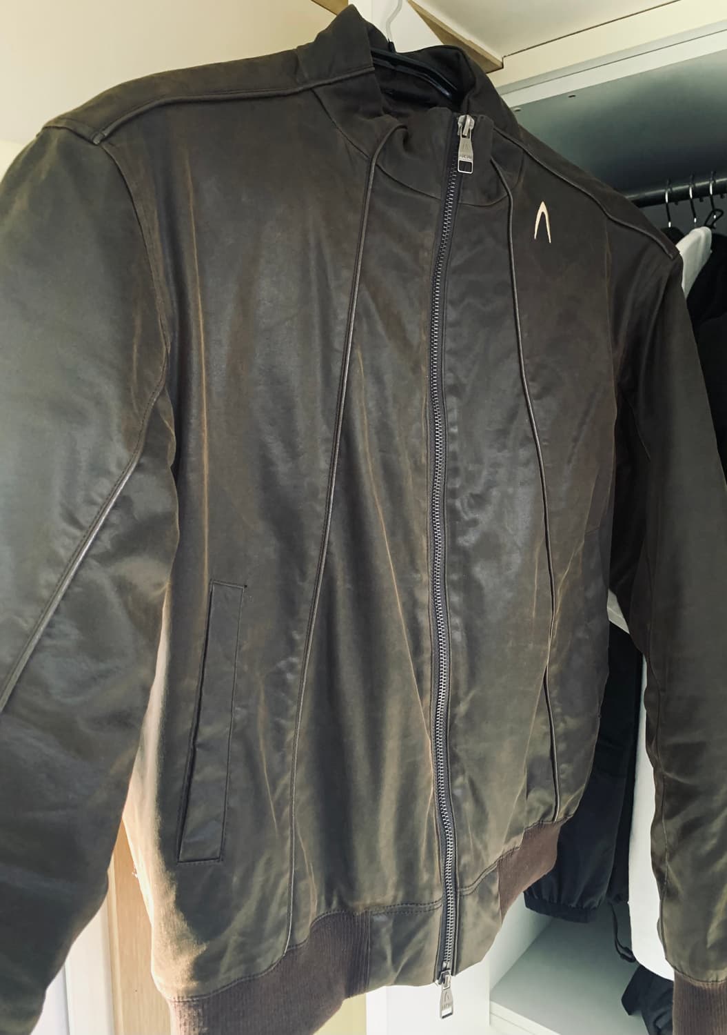 Piping Leather Blouson  아캄 레더 자켓 (브라운) 상품이미지3