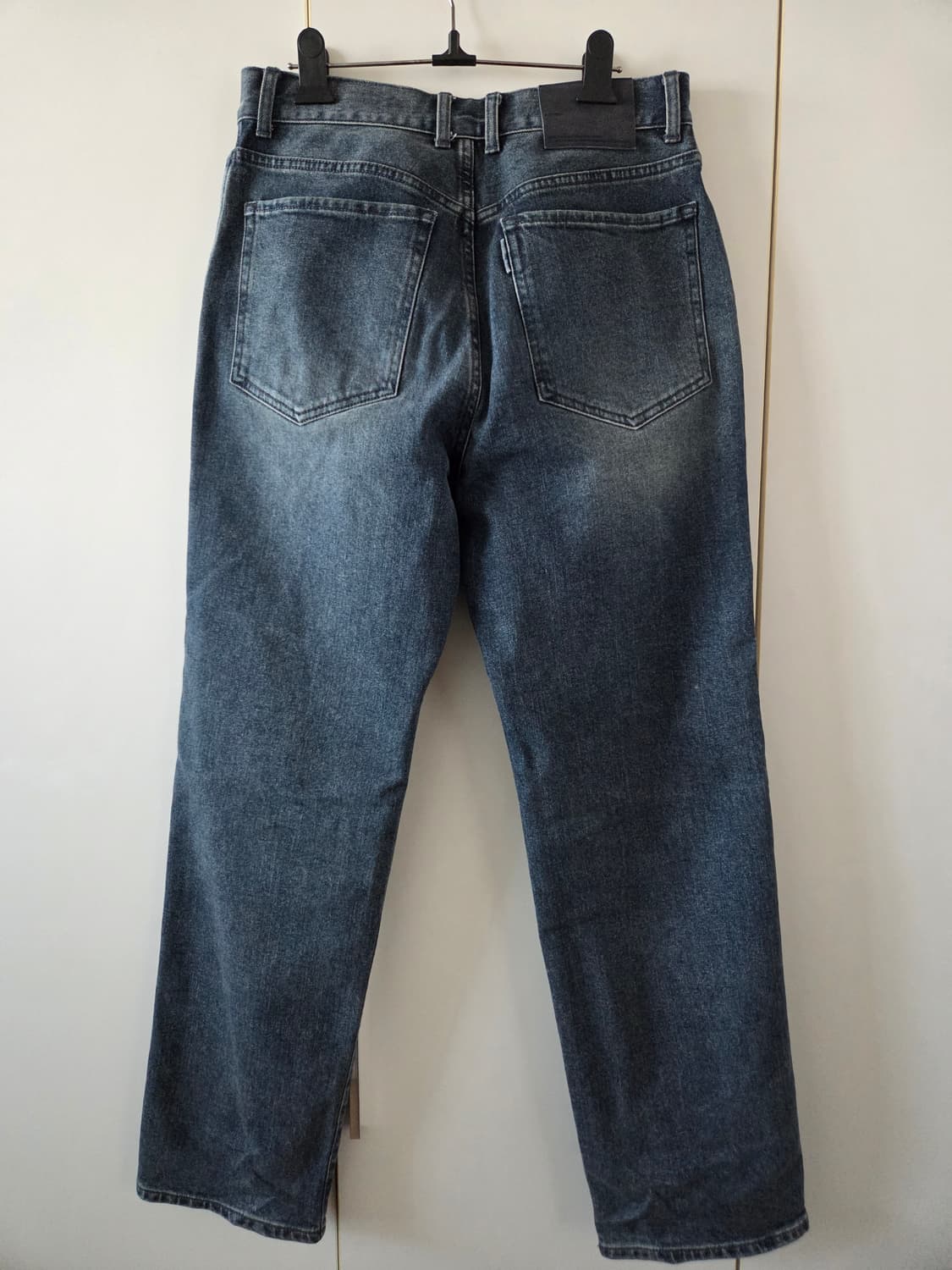 (1) 포터리  원워시드 컴포트 데님 딥블루 1사이즈 상품이미지4