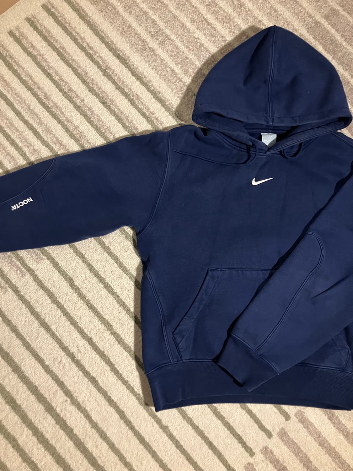 나이키 x 녹타 네이비 후드 m 상품이미지1