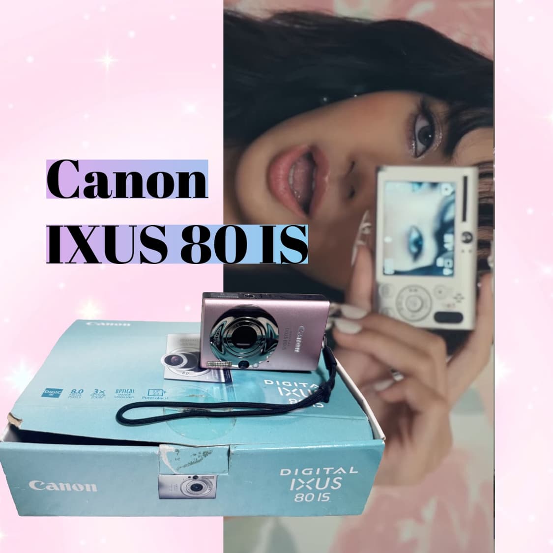 풀박,준민트급🩷) 캐논 익서스 80 핑크 / IXUS 80 IS 상품이미지1