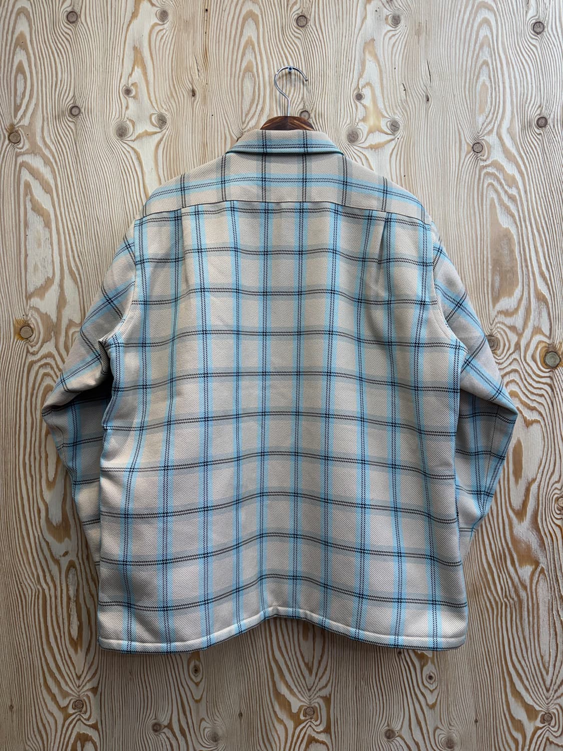 빔즈 플러스 옴브레 체크 패딩 자켓 상품이미지3