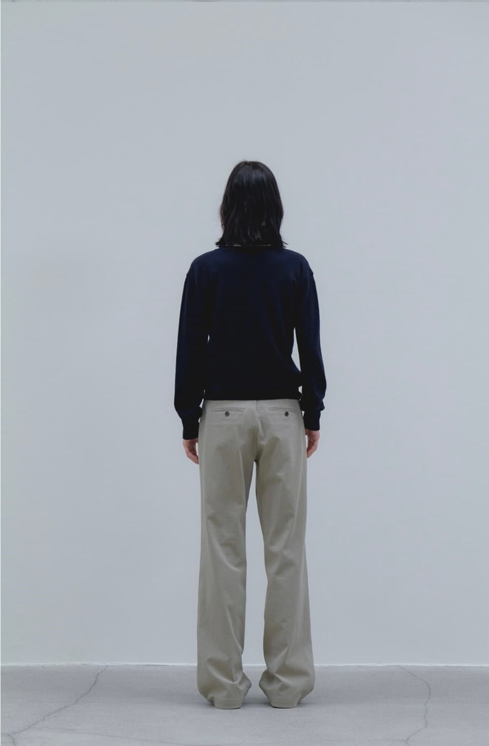  low rise cotton slacks khaki_small 상품이미지2