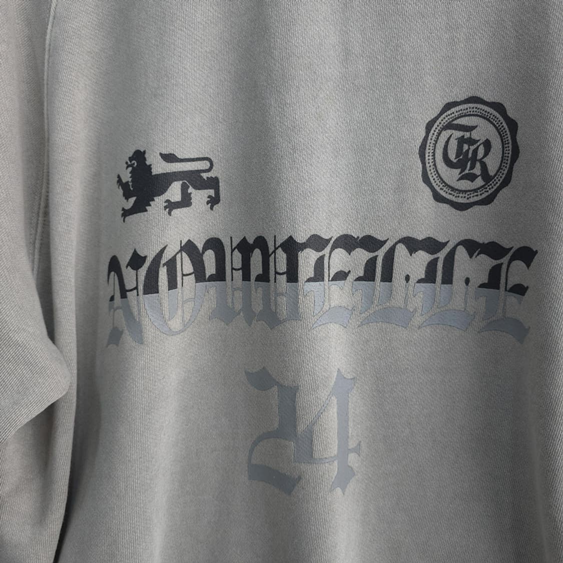 트래블 TRAVEL 프린팅 맨투맨 그레이 M 상품이미지2