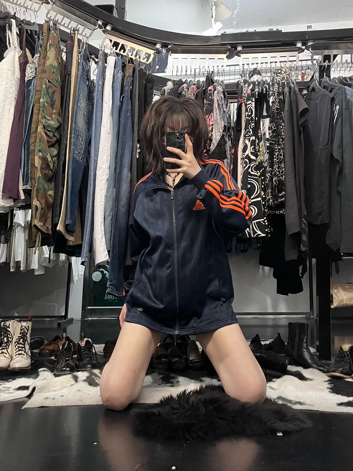 아디다스 스트라이프 패턴져지 상품이미지1