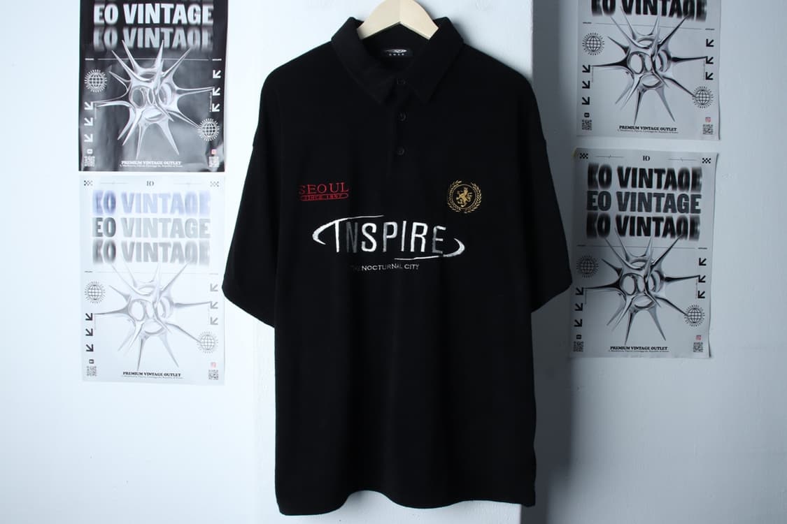 (L-2XL) 반팔 카라 티셔츠 인스파이어 부클 풋살져지-H31214 상품이미지2
