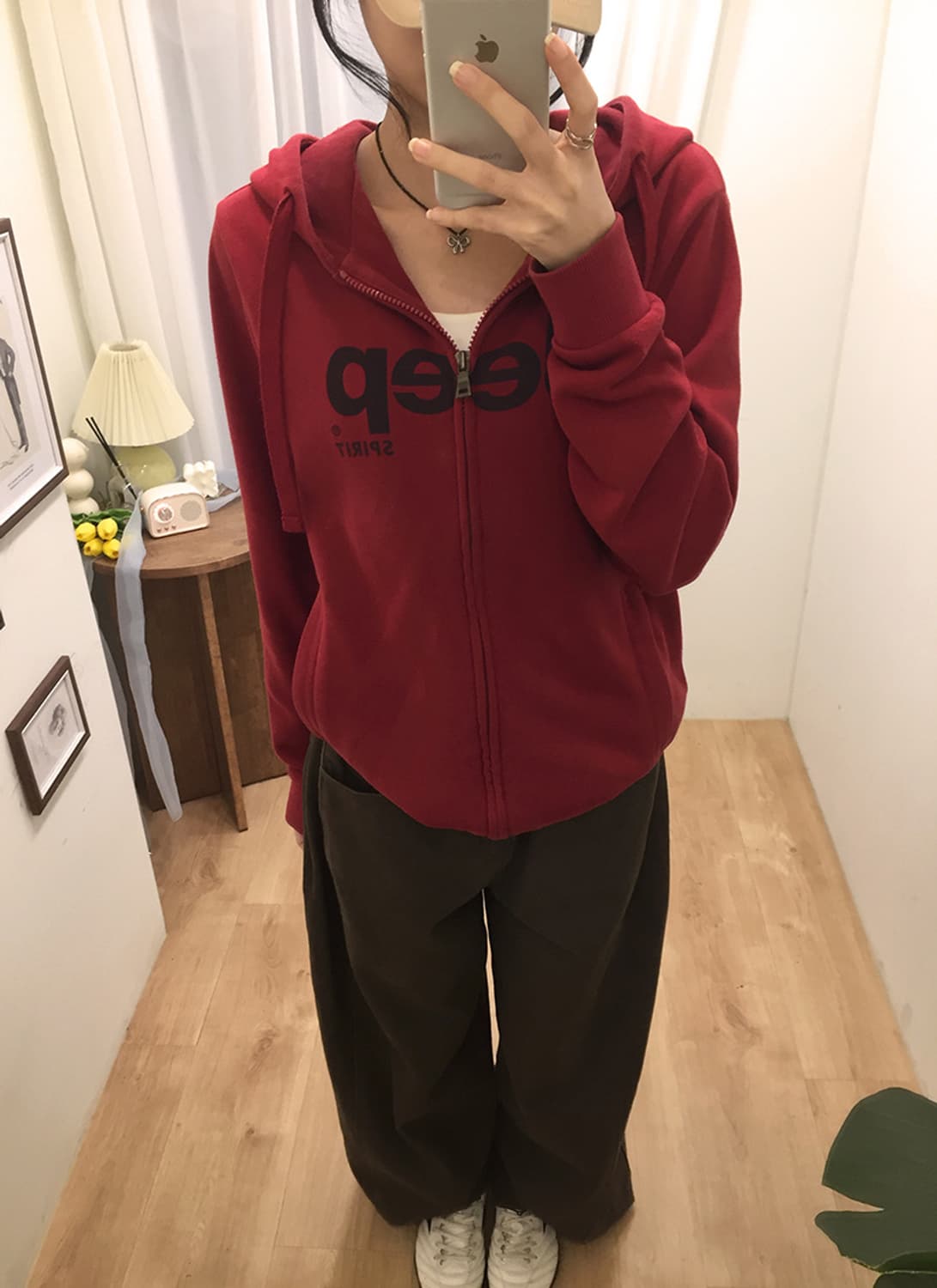 Women Jeep Hood Zipup 95~100 상품이미지4