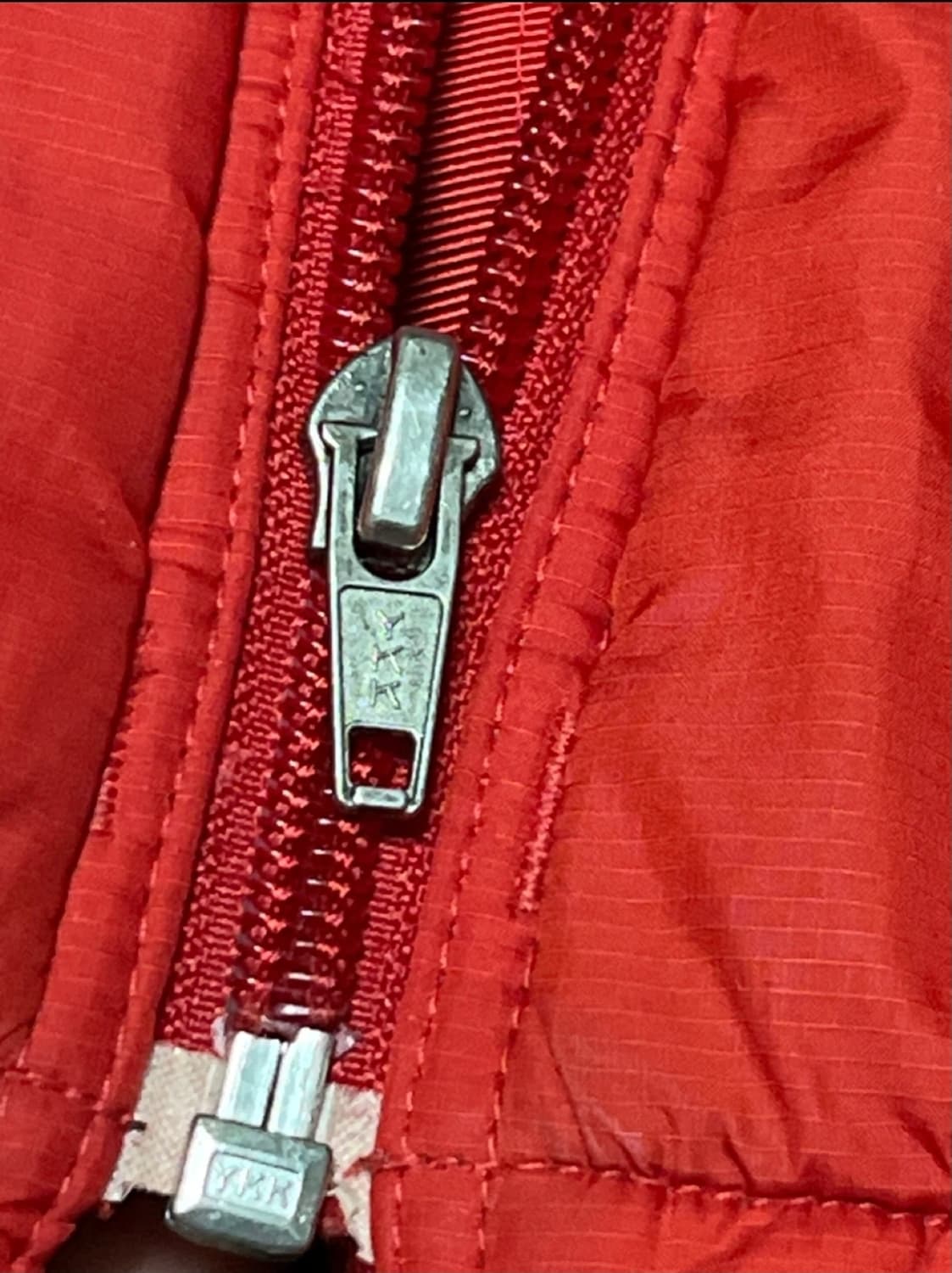 파타고니아 레드/카키 패딩 자켓 퍼프 s 100 상품이미지4