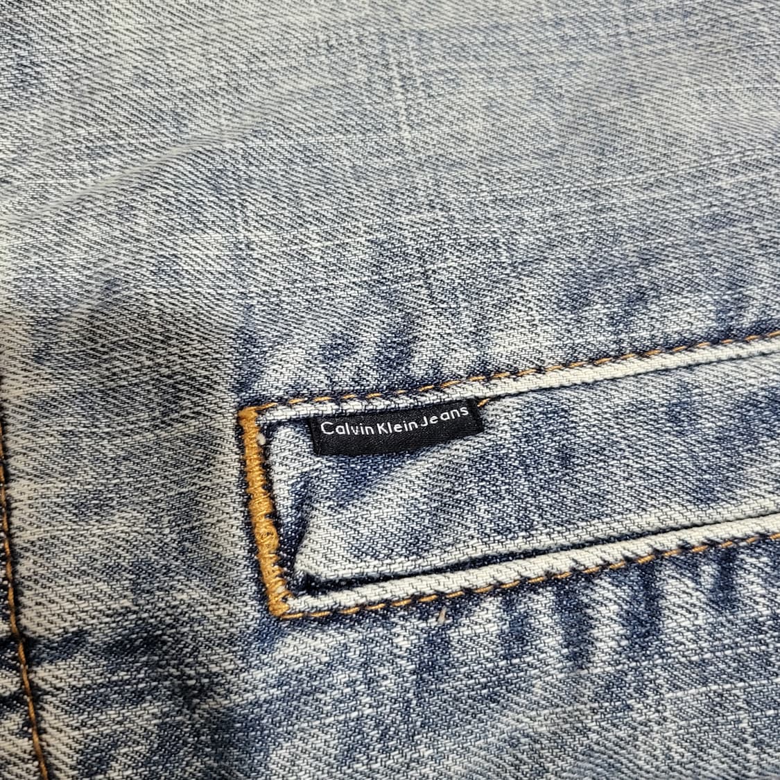 캘빈클라인 포켓 데님 트리커 자켓 (L) 상품이미지4