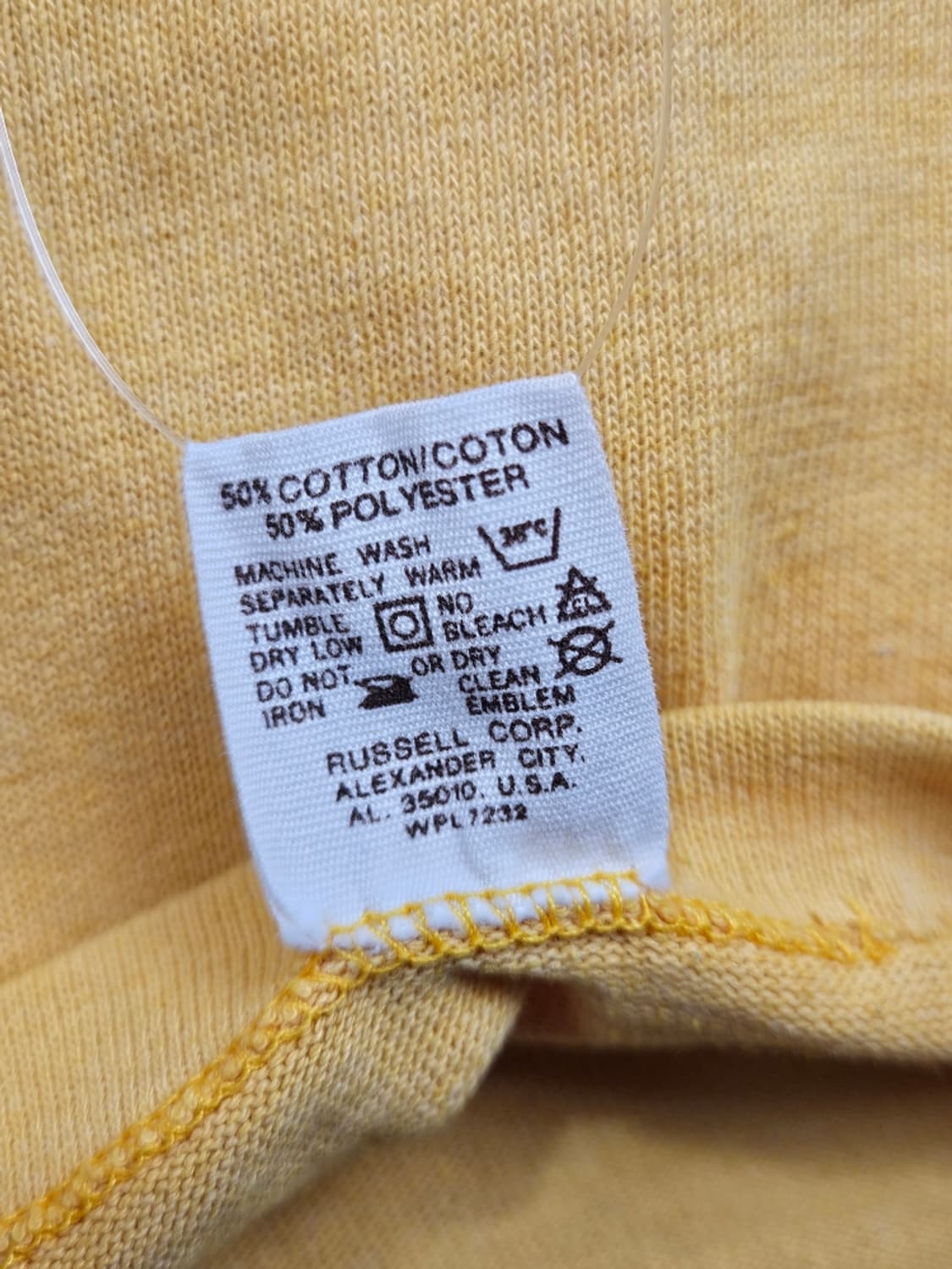 70's 러셀 풋볼 싱글스티치 롱슬리브 긴팔티셔츠 ( L )/ 11801 상품이미지9