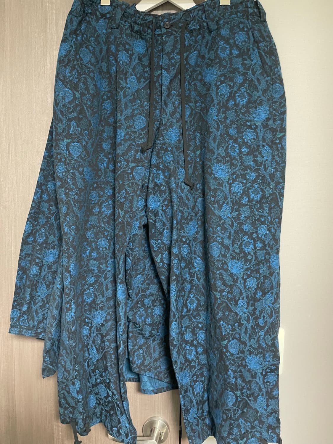 요지야바모토 SYTE 블루 플라워패턴 셋업 상품이미지3