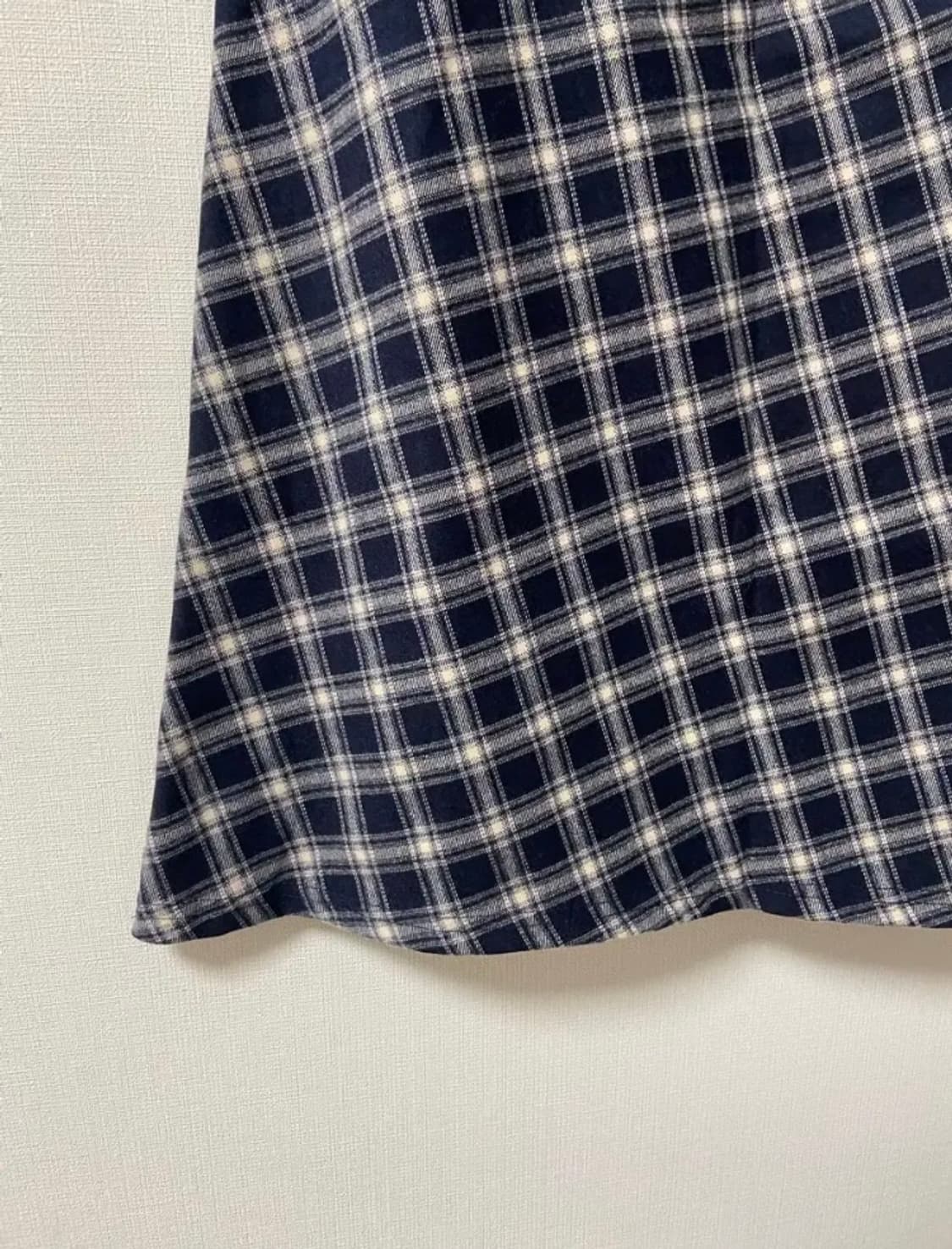 빈티지 긱시크 롱 체크 스커트 상품이미지2
