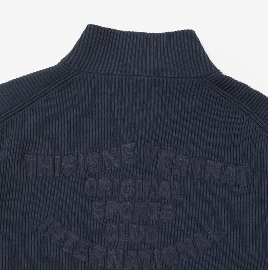 디스이즈네버댓 니트 집업 블루 (L) 상품이미지4