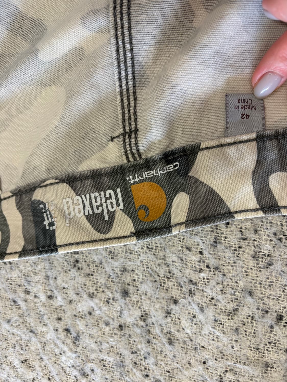 N302. 칼하트 카모 카고쇼츠 반바지 상품이미지3