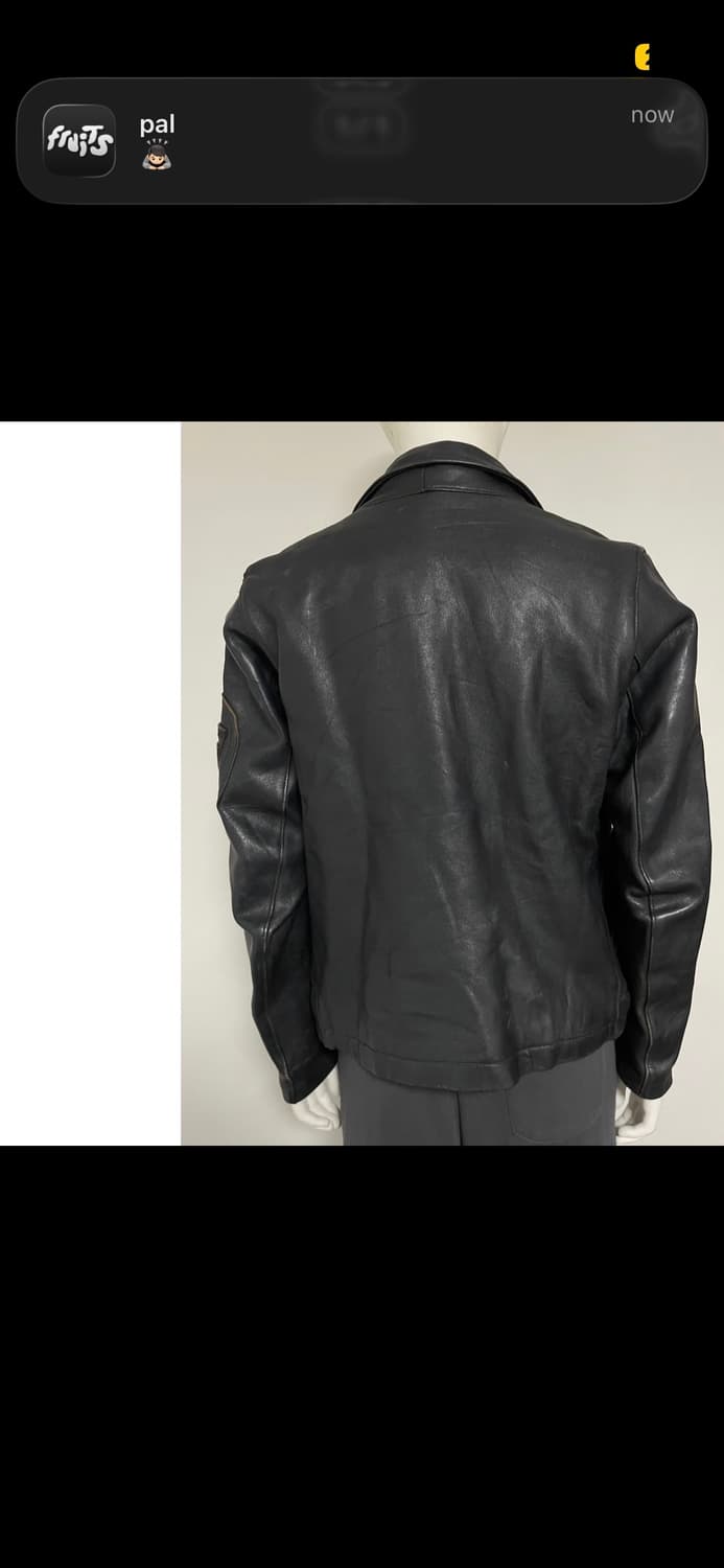 French air force leather jacket 상품이미지3