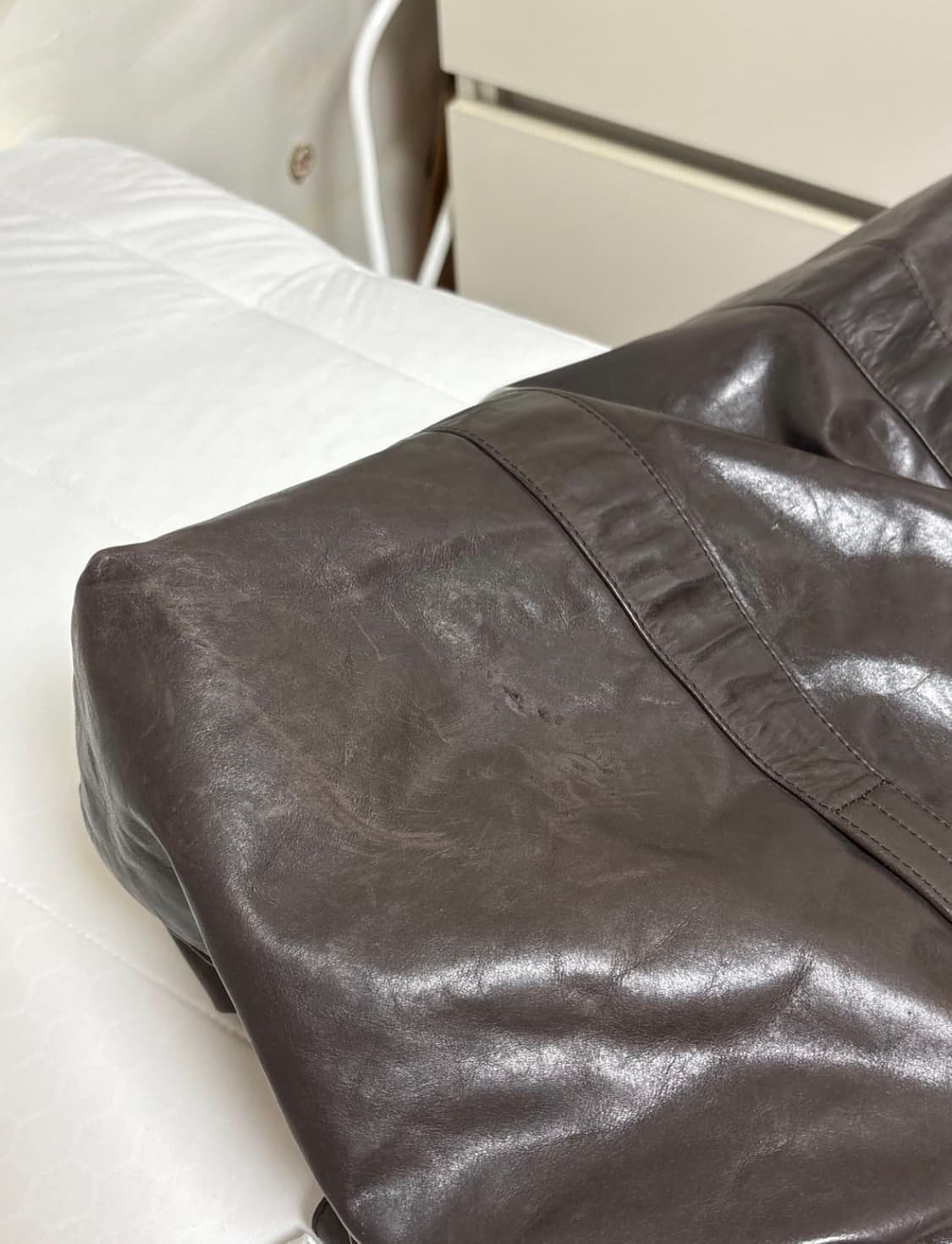 Os) 마르지엘라 보스턴 백 레더 상품이미지3