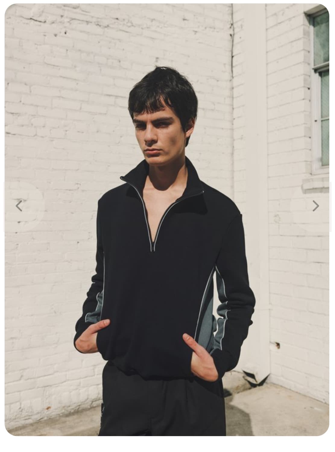 (L) gr10k 하프집업 스웻셔츠 상품이미지2