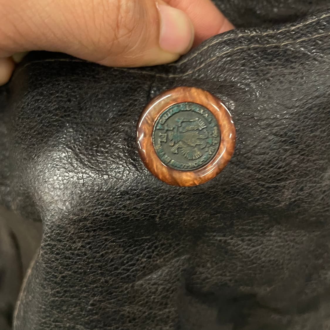 빈티지 미 해군 G-1 리얼 레더 항공 봄버 자켓 상품이미지5