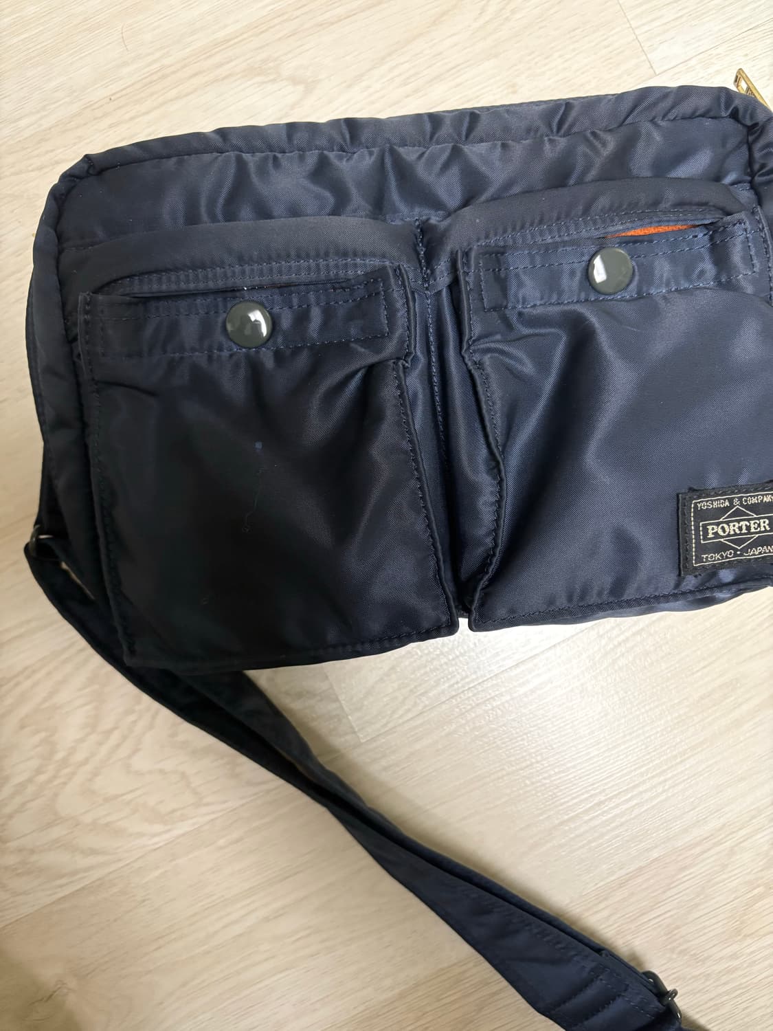 [급처] 요시다포터 탱커 스몰사이즈 아이언블루 상품이미지1