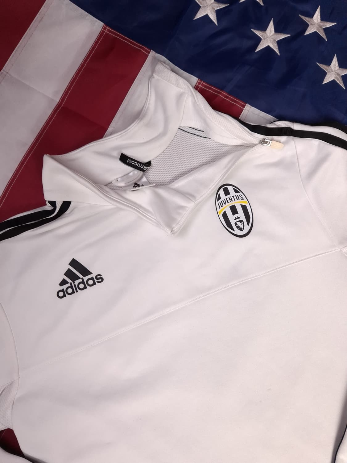 오리지날 아디다스 유벤투스 화이트 트렉탑져지 상품이미지2