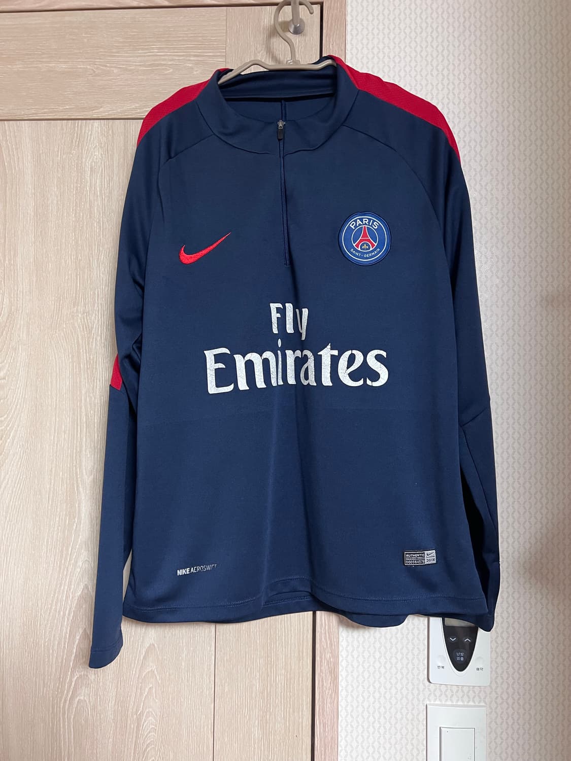 17-18 나이키 파리생제르망 psg 트레이닝탑 축구 상품이미지1