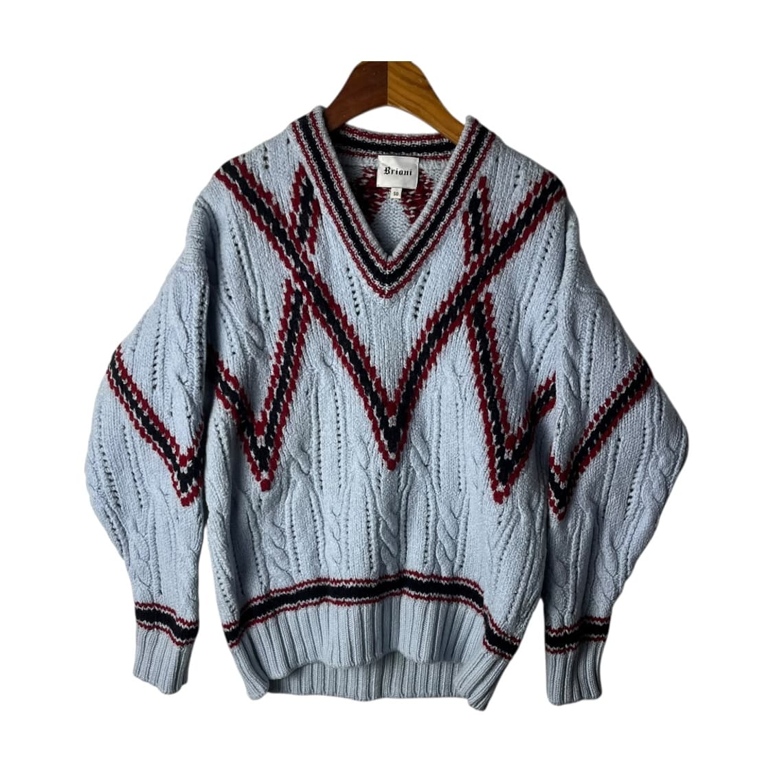 [Brioni] 브리오니 아가일 울 니트 상품이미지1