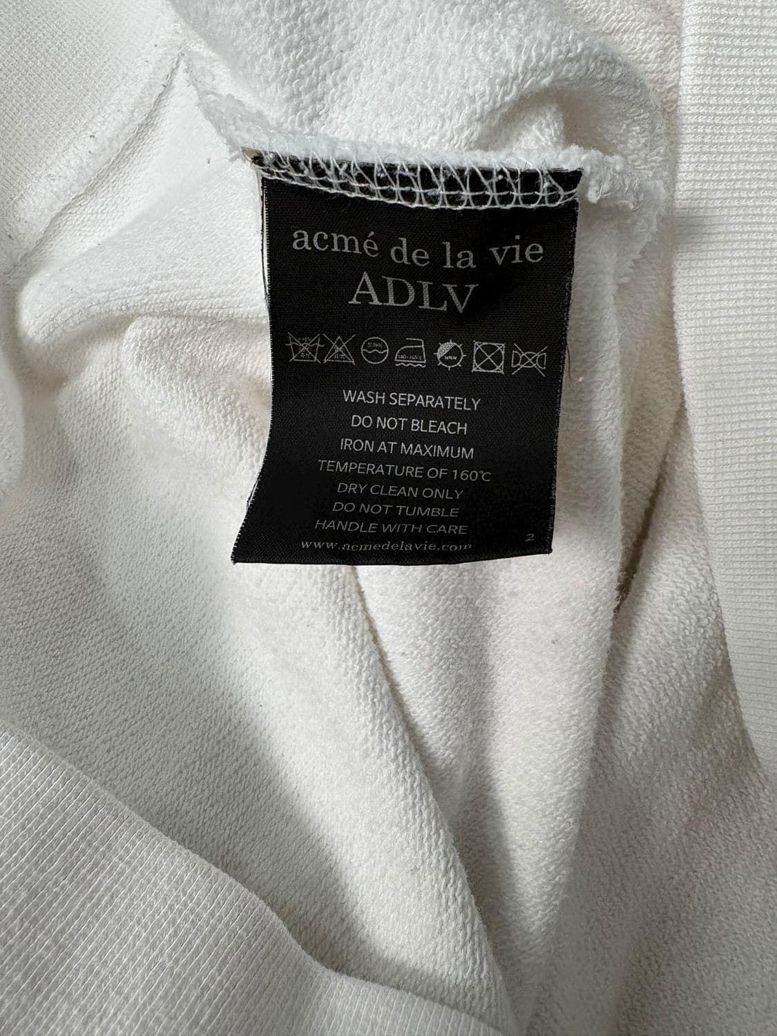 아크메드라비 후드티 화이트 상품이미지8