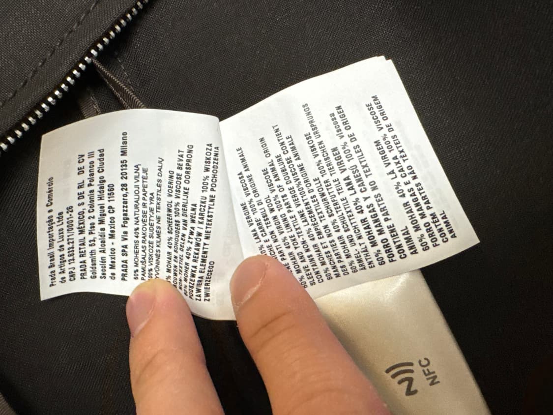 미우미우 블루종 자켓 (38) xl 상품이미지7