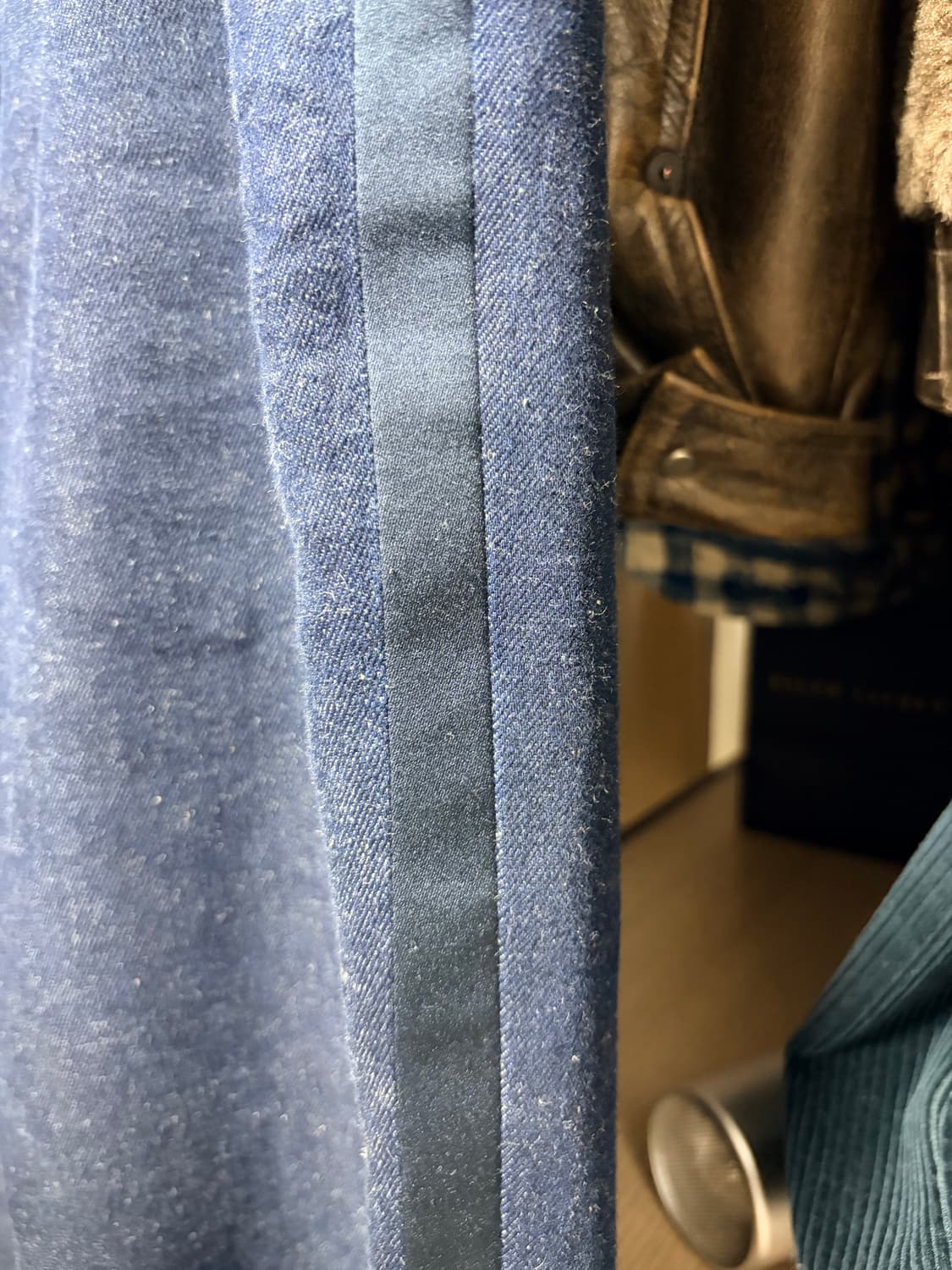 더블알엘 인디고 데님 턱시도 트라우저 32 상품이미지6