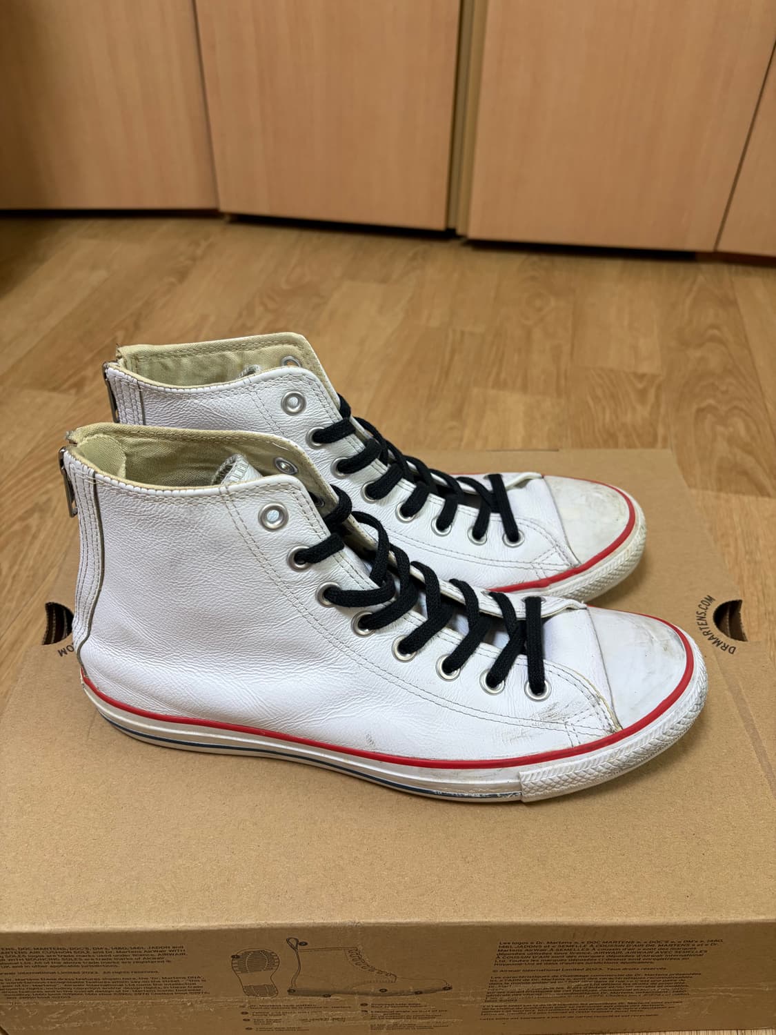 레더 화이트 지퍼 컨버스 270 상품이미지4