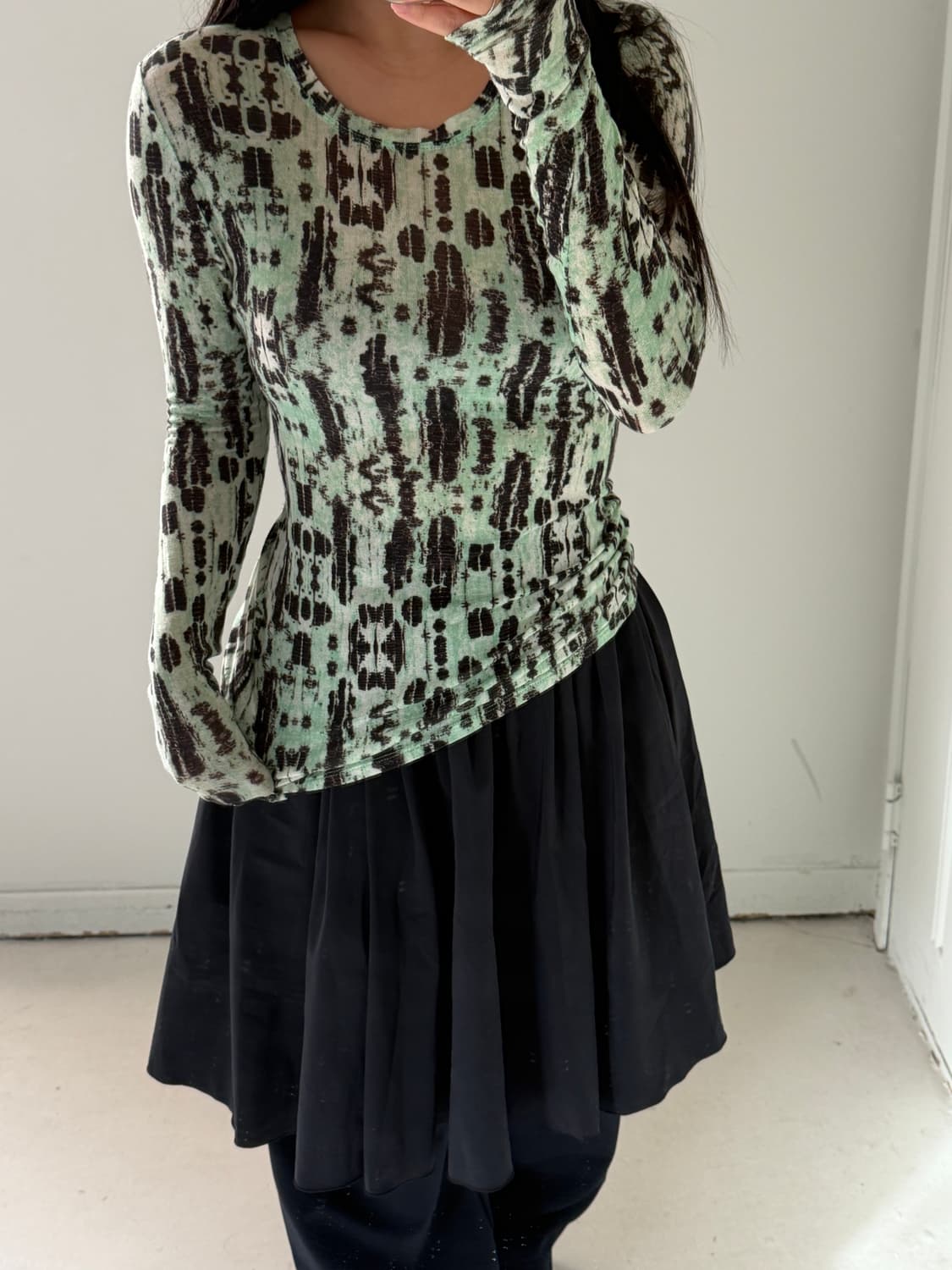 BCBG MAXAZRIA 패턴 롱슬리브 상품이미지1