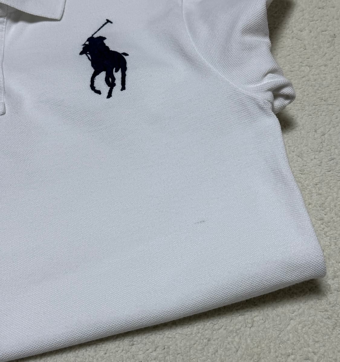 폴로 랄프로렌 빅포니 화이트 딥네이비 반팔  상품이미지5