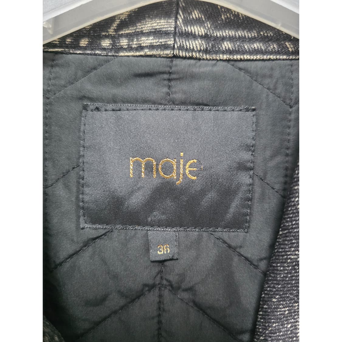 택포) L 마쥬 maje 퀼팅 자켓  상품이미지2