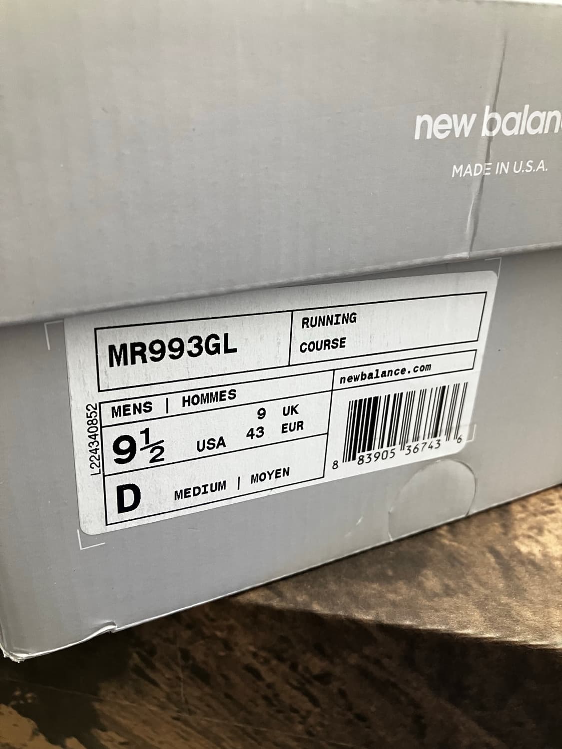 뉴발란스 993 그레이D 상품이미지6