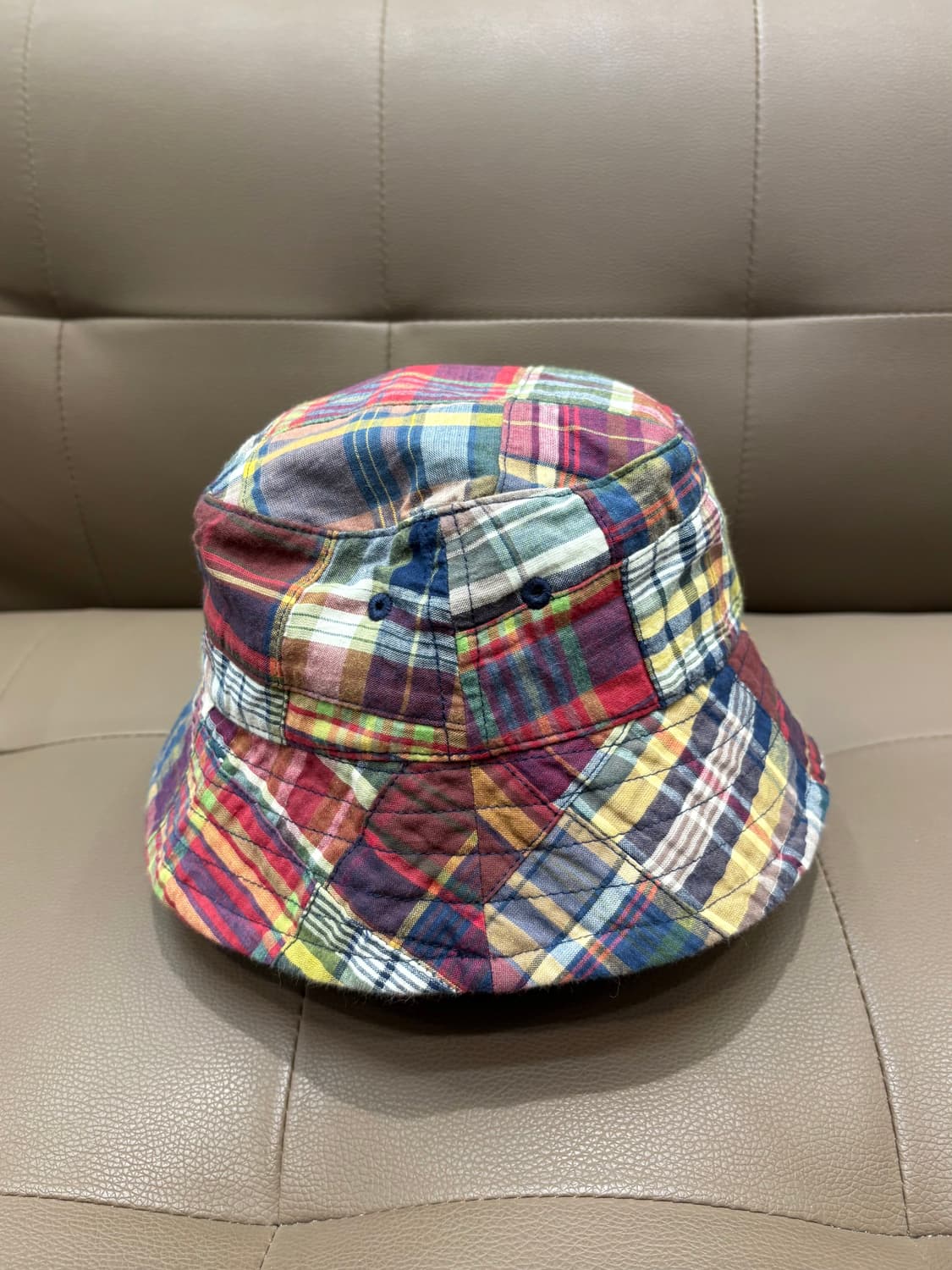 폴로 랄프로렌 마드라스 패턴 버킷햇 상품이미지3