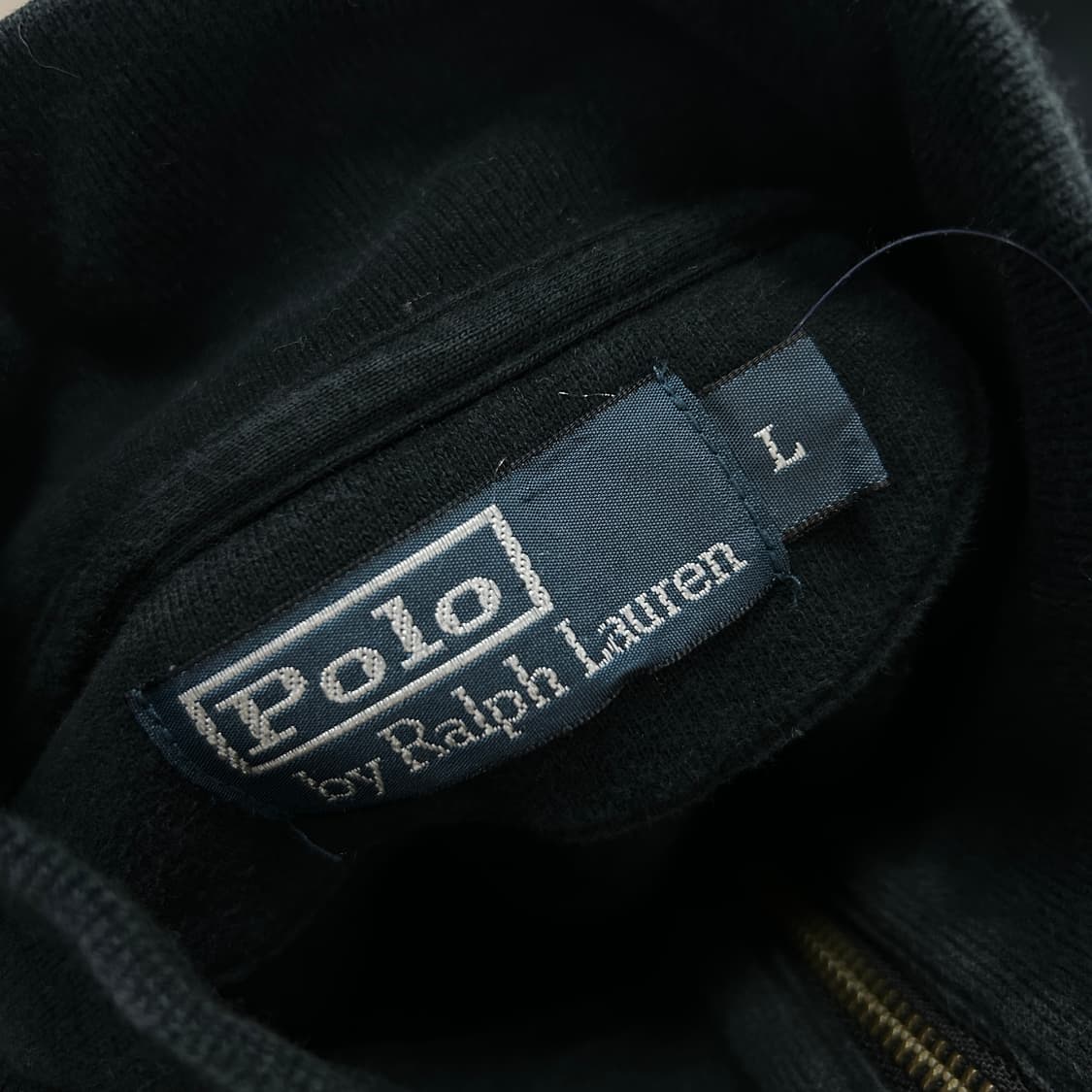 폴로 블랙와치 빅포니 하프집업 코튼니트(L) 상품이미지4