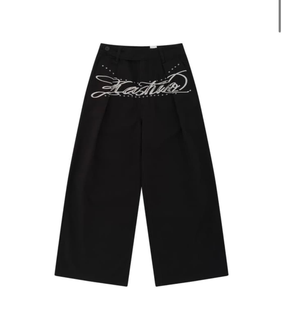 카시코 엠브로이드 핀턱 와이드팬츠 새상품 M사이즈 상품이미지2