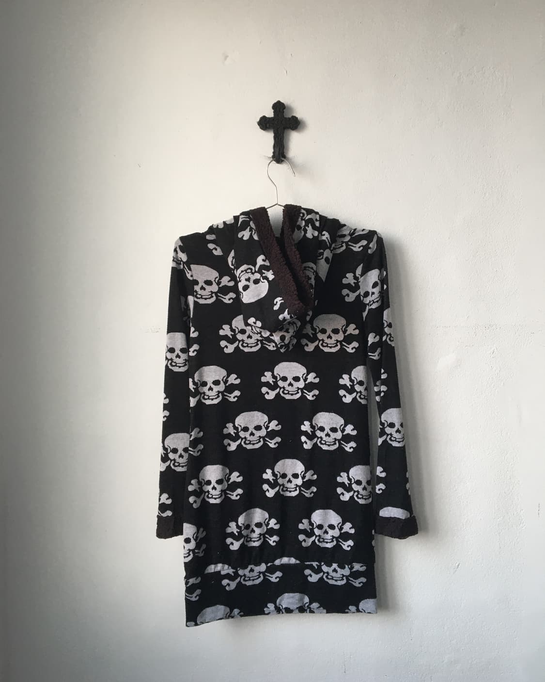 Skull pattern hood 상품이미지3