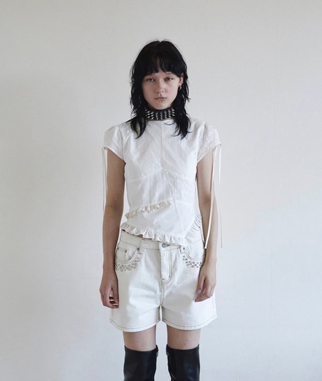 데어드 퍼프 블라우스 상품이미지1