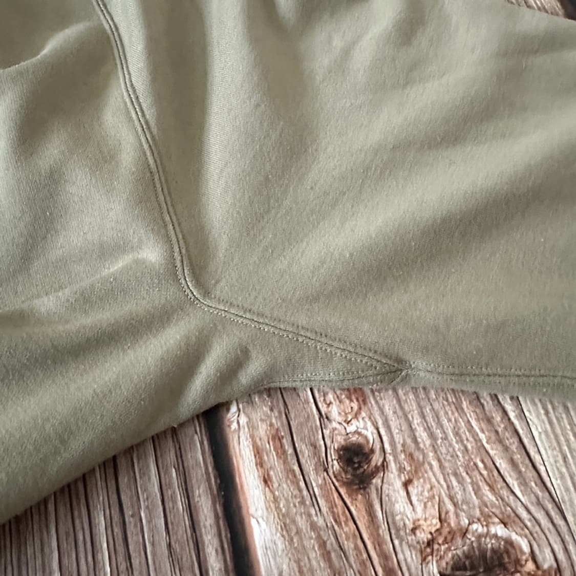 unfil 언필 라이트 웨이트 라글란 스웻 후드 5 사이즈 카키 색상 상품이미지6